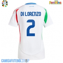 Camisa de time de futebol Itália Giovanni Di Lorenzo #2 Replicas 2º Equipamento Feminina Europeu 2024 Manga Curta